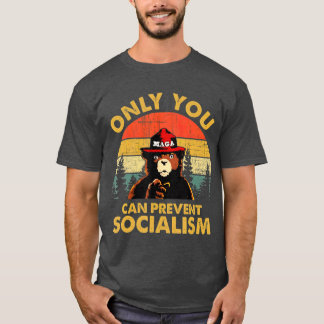Nur man kann das Camping des Sozialismus verhinder T-Shirt