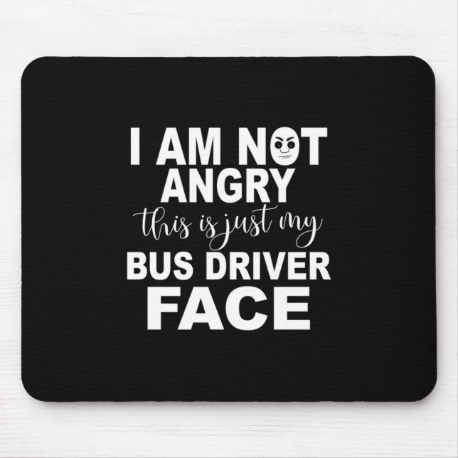 Nur mein Busfahrerstand Mousepad (Vorne)