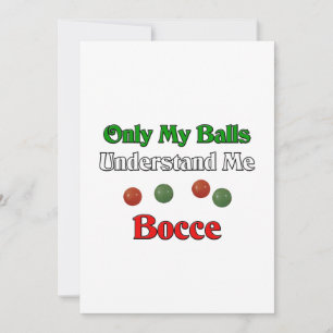 Nur meine Balls verstehen mich. Bocce.