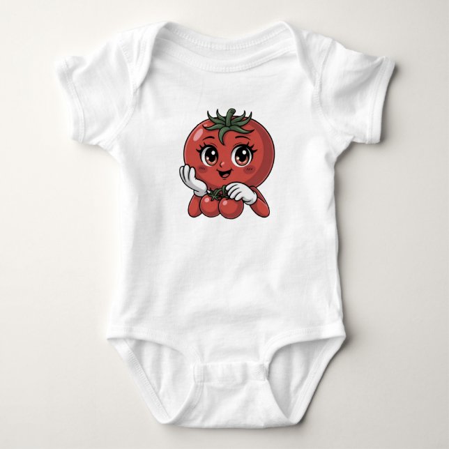 Nur meine Tomate Baby Strampler (Vorderseite)
