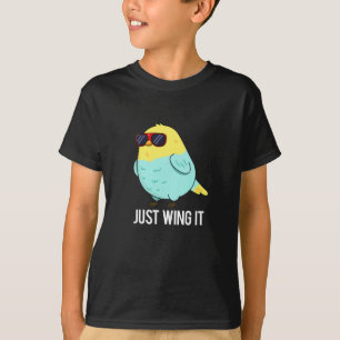 Nur mit dem Gewitter Bird Pun Dark BG T-Shirt
