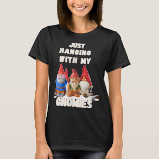 Nur mit meinem Gnomies Fun Weihnachts-T-Shirt T-Shirt
