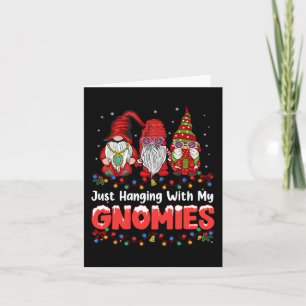 Nur mit meinen Gnomen Pajama Niedlich Gnome Chr Karte