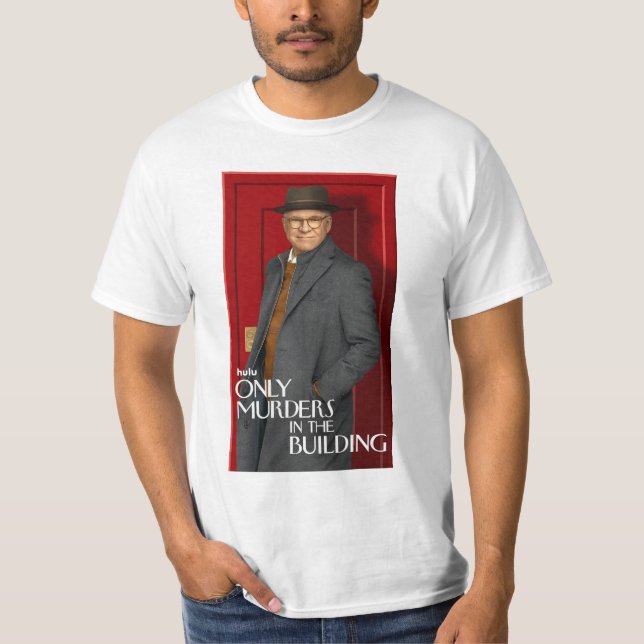 Nur Morde in der Gebäude-Komödie T-Shirt (Vorderseite)