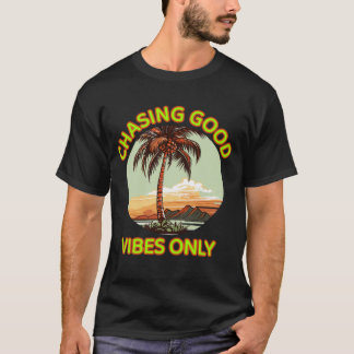 Nur nach guten Gewändern suchen - Retro Sunset Äst T-Shirt