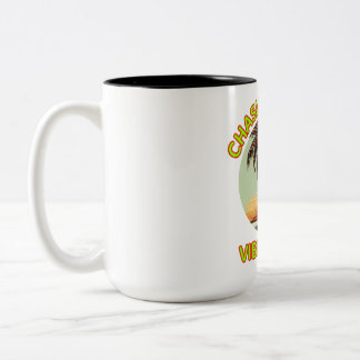 Nur nach guten Geweben suchen - Retro-Zwei-Tonen-T Zweifarbige Tasse