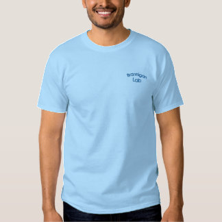 Nur Name des bestickten T - Shirt
