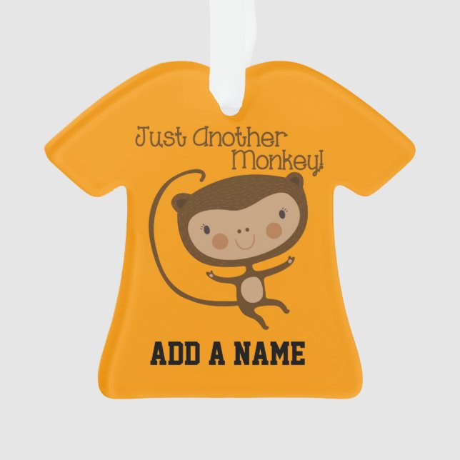 Nur noch ein Affe Ornament (Vorderseite)