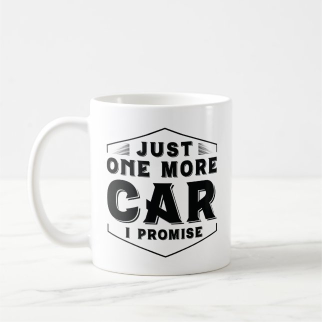Nur noch ein Auto Kaffeetasse (Links)