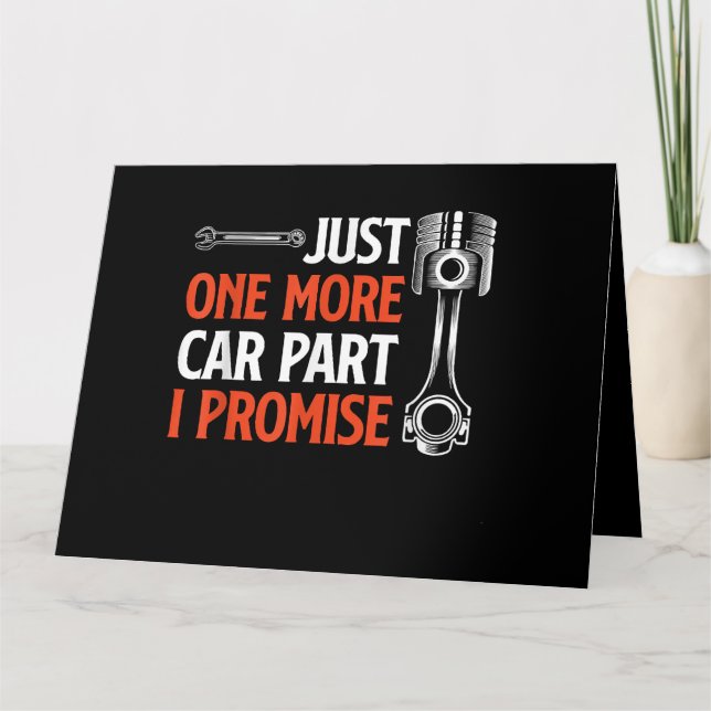 Nur noch ein Auto Teil I Versprechen - Autoenthusi Karte (Vorderseite)