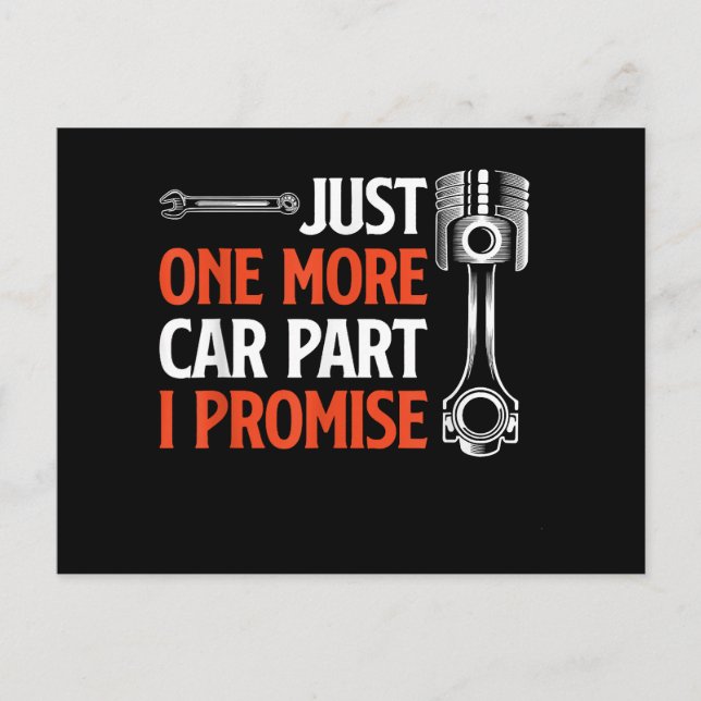 Nur noch ein Auto Teil I Versprechen - Autoenthusi Postkarte (Vorderseite)