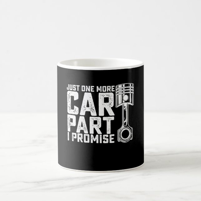 Nur noch ein Auto Teil I Versprechen Automechanik Kaffeetasse (Mittel)