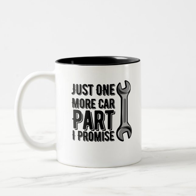 Nur noch ein Auto Teil I Versprechen Zweifarbige Tasse (Links)