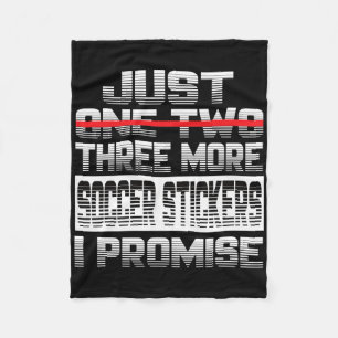 Nur noch ein Fußballsticker, ich verspreche es, Fu Fleecedecke