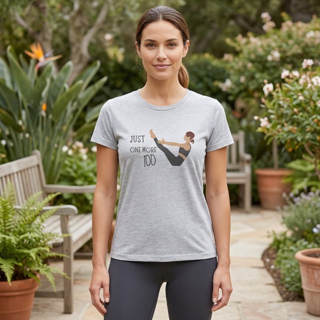 Nur noch ein Hundert Pilates Workout Tee (Pilates Tshirt)