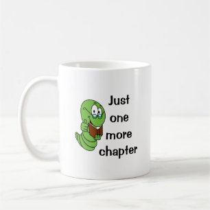 Nur noch ein Kapitel, Bücherwurm Kaffeetasse