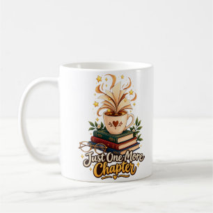 Nur noch ein Kapitel Cozy Coffee und Bücher Tasse