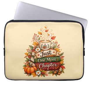 Nur noch ein Kapitel - Herbst-Buchliebhaber-Planer Laptopschutzhülle
