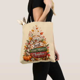 Nur noch ein Kapitel - Herbst-Buchliebhaber-Planer Tasche
