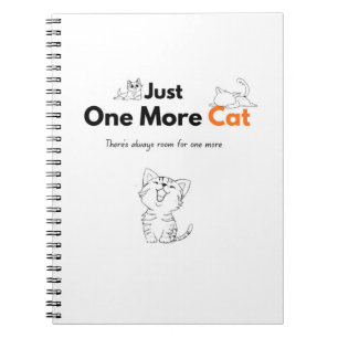 Nur noch ein Katzen Notizbuch Katzen Tagebuch