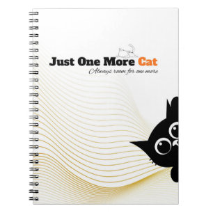 Nur noch ein Katzen Notizbuch Notizblock