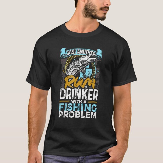 Nur noch ein Rum Drink mit einem Fischproblem. T-Shirt (Vorderseite)