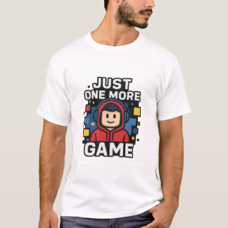 Nur noch ein Spiel Gamer Aufkleber T-Shirt