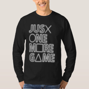 Nur noch ein Spiel nur Gamer Konsole Controller T-Shirt