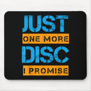 Nur noch eine Disc Golf Game Discovery Art Slogan Mousepad