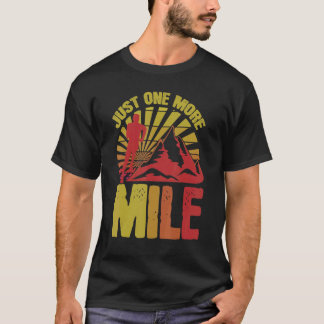 Nur noch eine Meile Frauen Athletin Sport Liebe T-Shirt