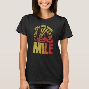 Nur noch eine Meile Frauen Sportlerin Liebe T-Shirt