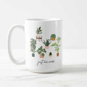 Nur noch eine Pflanze Liebhaber von Pflanzen, grün Kaffeetasse