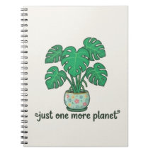 Nur noch eine Pflanze Süßes Monstera Notizbuch