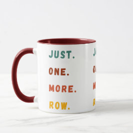 Nur noch eine Reihe Lustiger Retro-Häkel-Liebhaber Tasse