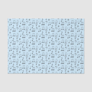 Nur Noted Blue Seidenpapier