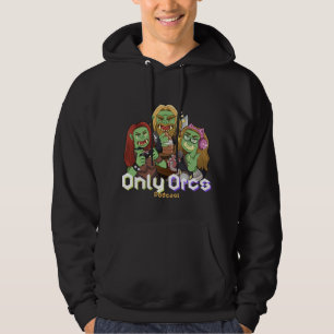 Nur Orks Podcast Männer Hoodie - Schwarz