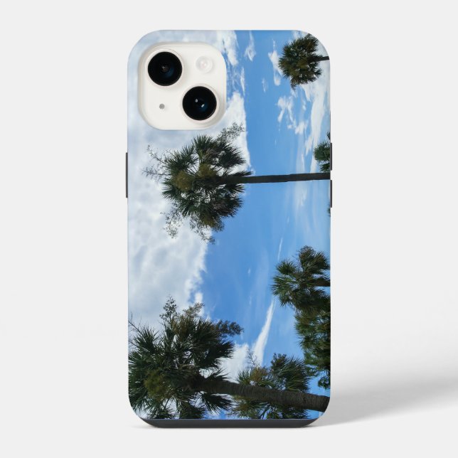 Nur Palmen iPhone Hülle (Rückseite)