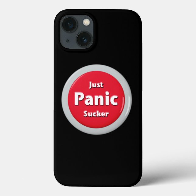 Nur Panic Button Sucker Case-Mate iPhone Hülle (Rückseite)
