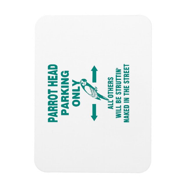 Nur Parkplatz Magnet (Vertikal)
