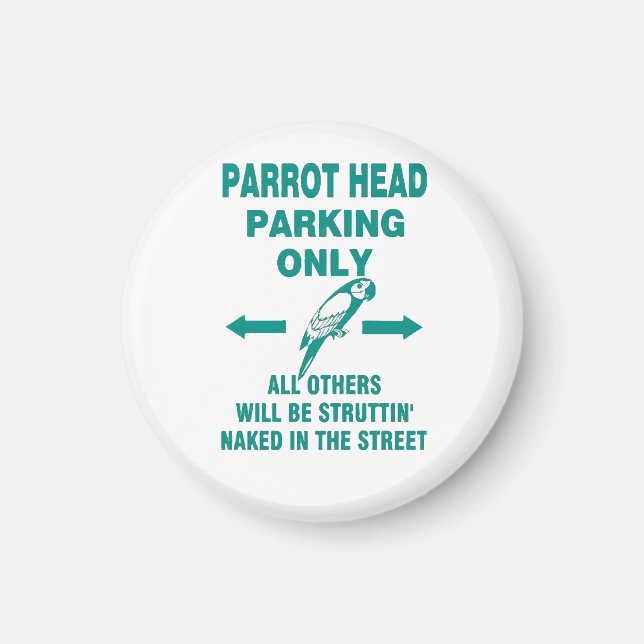 Nur Parkplatz Magnet (Vorne)
