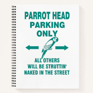 Nur Parkplatz Notizbuch