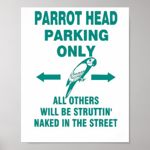 Nur Parkplatz Poster