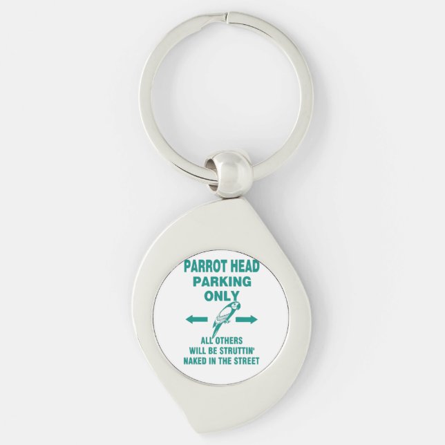 Nur Parkplatz Schlüsselanhänger (Vorderseite)