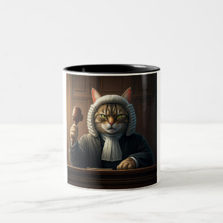Nur pawsistisch: Die Tasse des Feline Judge-Kaffee