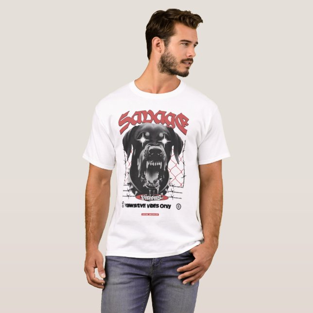 Nur pawsitive Vibes T-Shirt (Vorne ganz)