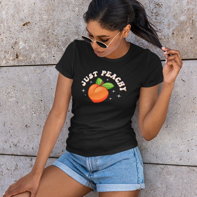 Nur Peachy Cartoon Frucht T-Shirt (Von Creator hochgeladen)
