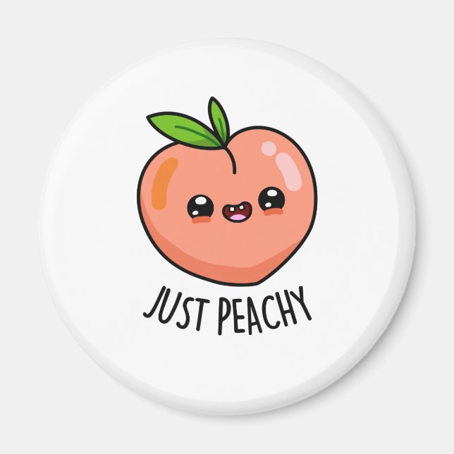 Nur Peachy Funny Peach Pub Magnet (Vorne)