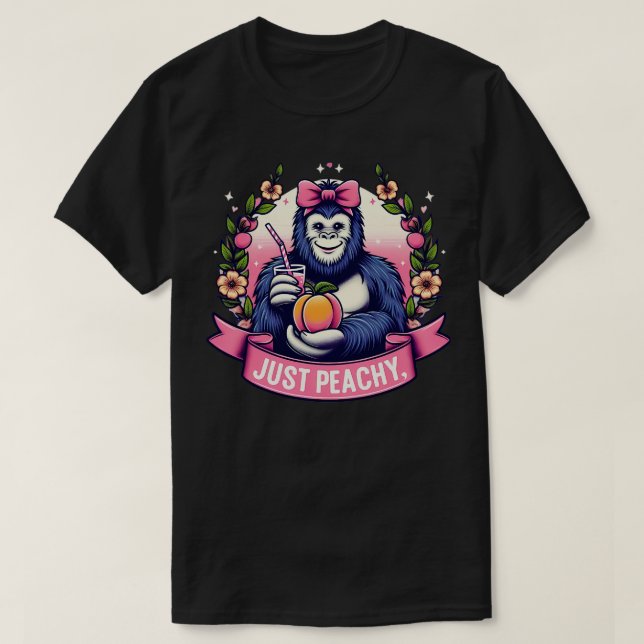 Nur Peachy Funny Women Sommer Obst 1 T-Shirt (Design vorne)