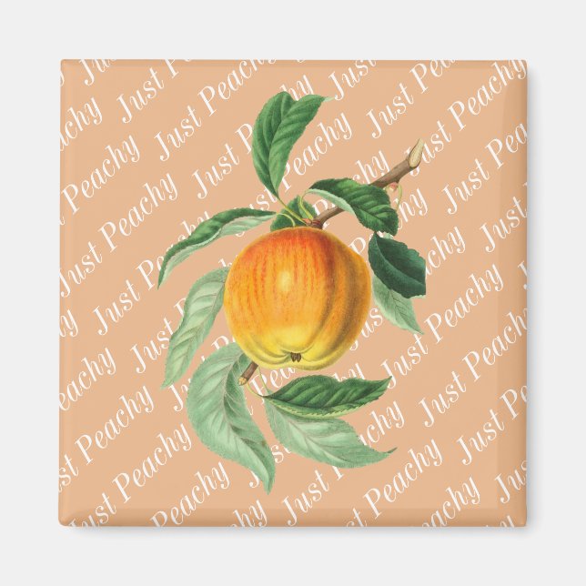 Nur Peachy Peach Fruit Magnet (Vorne)