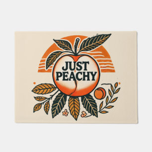 Nur Peachy Pfirsiche Fußmatte